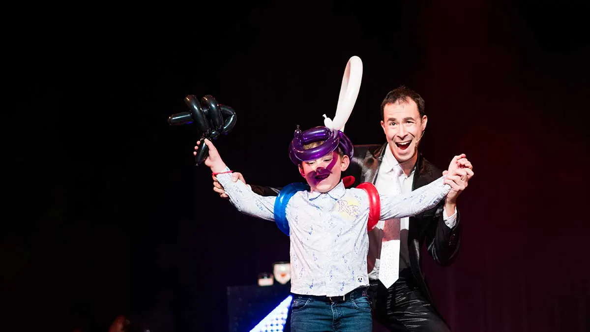 Magie pour enfants dans une école en Alsace