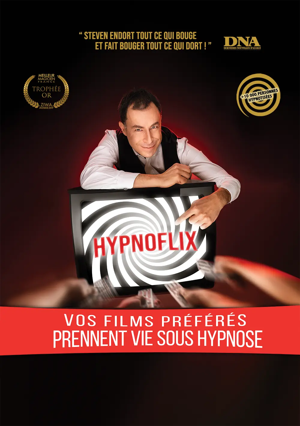 Spectacle d'hypnose en Alsace, hypnotiseur camping vendée
