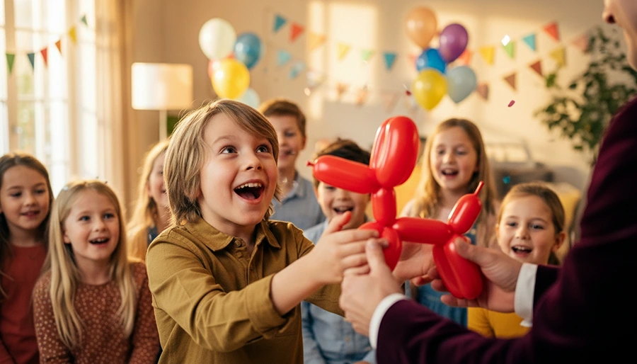 Animation anniversaire enfant magicien Alsace