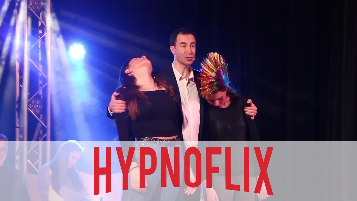 Bande-annonce du spectacle d'hypnose HYPNOFLIX en Alsace