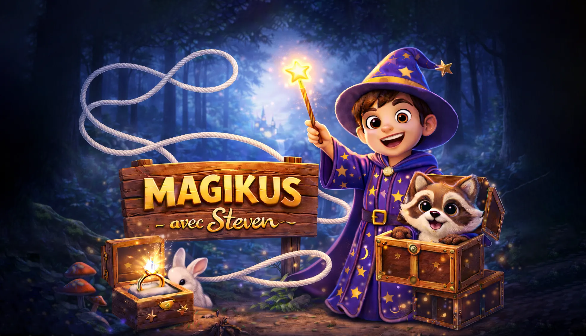 Spectacle de magie MAGIKUS pour écoles et périscolaires en Alsace